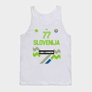 Luka Doncic Slovenia Jersey Fan Design Tank Top